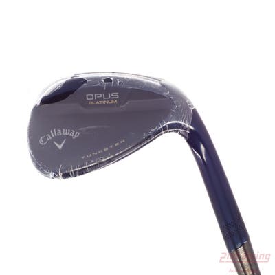 Mint Callaway Opus Platinum Blue Wedge Lob LW 58° 8 Deg Bounce Z Grind Dynamic Gold Mid 115 Gunmetal Steel Wedge Flex Right Handed 35.0in