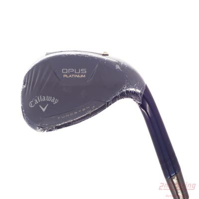 Mint Callaway Opus Platinum Blue Wedge Sand SW 56° 12 Deg Bounce S Grind Dynamic Gold Mid 115 Gunmetal Steel Wedge Flex Right Handed 35.25in