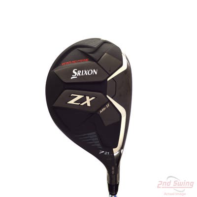 Mint Srixon ZX MK II Fairway Wood 7 Wood 7W 21° Project X HZRDUS Smoke Red RDX 60 Graphite Regular Right Handed 42.0in