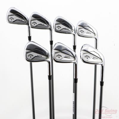 Callaway Elyte Iron Set 5-PW AW Project X Denali Charcoal 65 Graphite Regular Right Handed +1/4"