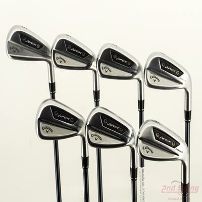 Callaway Apex Ai300 Iron Set 5-PW AW UST Recoil Dart HDC 80 Graphite Senior Right Handed -1/4"