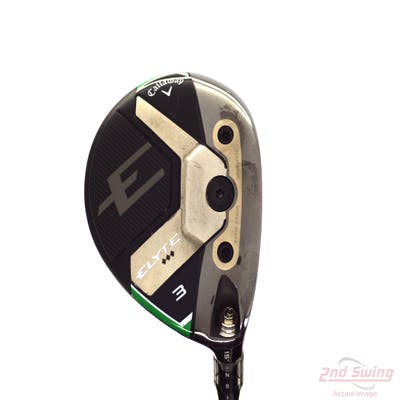 Callaway Elyte Triple Diamond Fairway Wood 3 Wood 3W 15° Mitsubishi Tensei 1K Black 75 Graphite X-Stiff Right Handed 43.25in