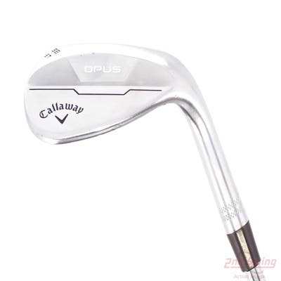 Callaway Opus Brushed Chrome Wedge Lob LW 58° 6 Deg Bounce T Grind FST KBS Tour-V 120 Steel X-Stiff Right Handed 34.75in