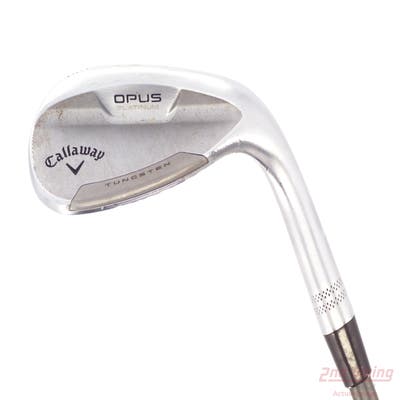 Callaway Opus Platinum Chrome Wedge Lob LW 60° 8 Deg Bounce Z Grind Aerotech SteelFiber i110cw Steel Stiff Right Handed 34.75in