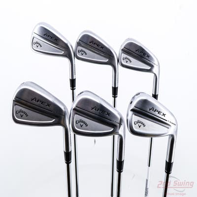 Mint Callaway Apex Ti Fusion 250 Plated Iron Set 5-PW True Temper Dynamic Gold Mid 90 R300 Steel Regular Right Handed STD