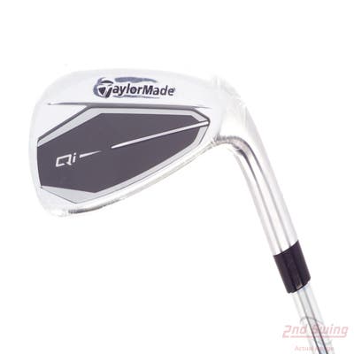 Mint TaylorMade Qi Single Iron Pitching Wedge PW FST KBS MAX 85 MT Steel Stiff Right Handed 35.5in