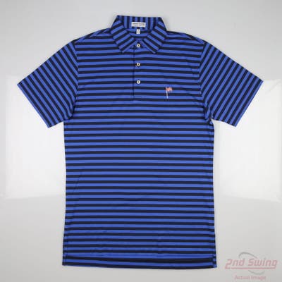 New W/ Logo Mens Peter Millar Polo Small S Multi MSRP $100 MF23EK60S