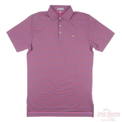 New W/ Logo Mens Peter Millar Polo Small S Multi MSRP $100 MS23EK03S