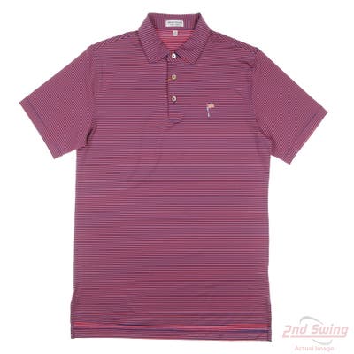 New W/ Logo Mens Peter Millar Polo Medium M Multi MSRP $105 MS24EK03S