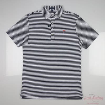 New W/ Logo Mens Peter Millar Polo Medium M Multi MSRP $110 ME0XK51KH
