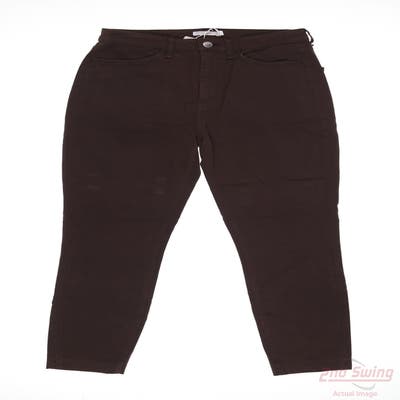 New Womens Peter Millar Pants 4 x28 Brown MSRP $119 LF24B45