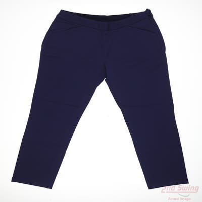 New Womens Peter Millar Pants 6 x27 Navy Blue MSRP $129 LA22EB50