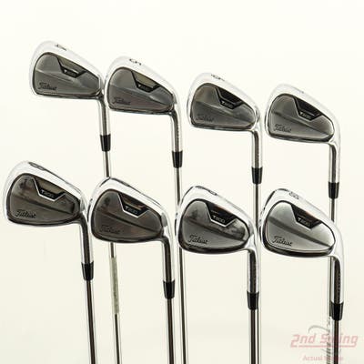 Titleist 2021 T200 Iron Set 4-PW AW True Temper AMT Black S300 Steel Stiff Right Handed STD