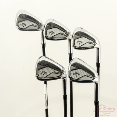 Mint Callaway Elyte Max Fast Iron Set 7-PW AW Mitsubishi Vanquish PL 40 Graphite Senior Right Handed STD