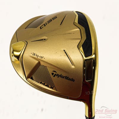 TaylorMade Qi35 Max Designer Gold Driver 10.5° Fujikura 2025 Air Speeder 50 Black Graphite Stiff Right Handed 45.0in