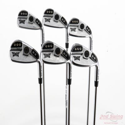 PXG 0311 XP GEN5 Chrome Iron Set 6-PW GW True Temper Elevate MPH 95 Steel Regular Right Handed +1 1/2"