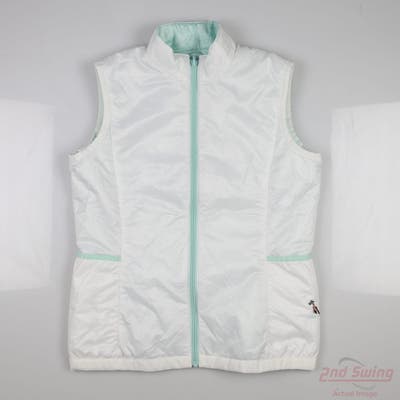 New W/ Logo Womens Footjoy Vest Medium M White MSRP $100 27762
