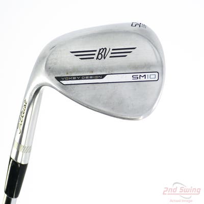 Titleist Vokey SM10 Tour Chrome Wedge Gap GW 52° 8 Deg Bounce F Grind Titleist Vokey BV Steel Wedge Flex Left Handed 35.25in