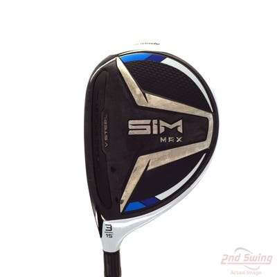 TaylorMade SIM MAX Fairway Wood 3 Wood 3W 15° Fujikura Ventus Blue 5 Graphite Regular Left Handed 43.5in