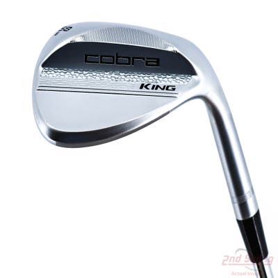 Mint Cobra 2025 King Chrome Wedge Lob LW 58° 6 Deg Bounce W Grind True Temper Dynamic Gold Spinner Tour Issue Steel Wedge Flex Right Handed 35.25in
