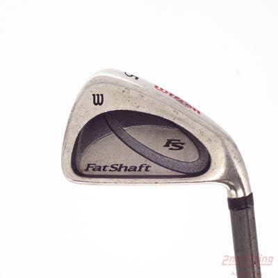 Wilson Staff Fatshaft II Single Iron 5 Iron Stock Graphite Shaft Graphite Senior Right Handed 38.25in