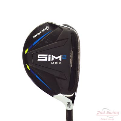 TaylorMade SIM2 MAX Fairway Wood 3 Wood 3W 15° UST Mamiya ProForce V2 6 Graphite Stiff Right Handed 44.5in