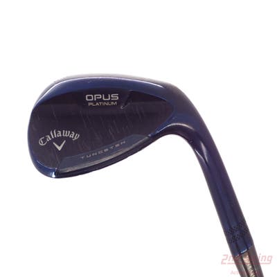 Callaway Opus Platinum Blue Wedge Lob LW 60° 8 Deg Bounce Z Grind True Temper Dynamic Gold Mid 115 TI Wedge GunMetal Steel Wedge Flex Right Handed 35.0in