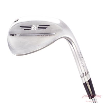 Titleist Vokey SM9 Tour Chrome Wedge Lob LW 58° 4 Deg Bounce T Grind Titleist Vokey BV Steel Wedge Flex Right Handed 35.25in