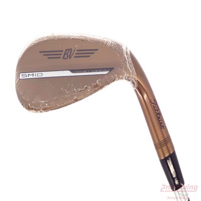 Mint Titleist Vokey SM10 Oil Can Wedge Sand SW 56° 10 Deg Bounce S Grind BV Project X Wedge Brushed Chrome Steel Wedge Flex Right Handed 35.25in