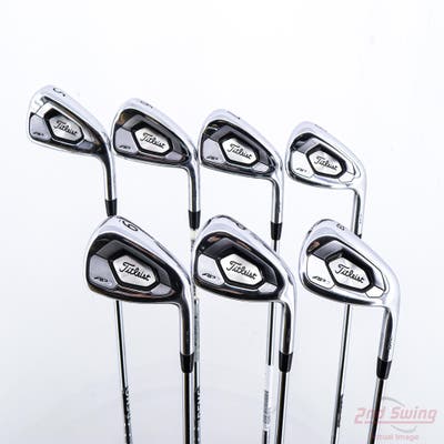 Titleist 718 AP3 Iron Set 5-PW AW True Temper AMT Black S300 Steel Stiff Right Handed +1/2"