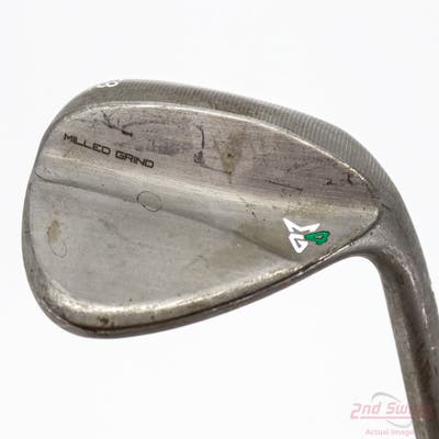 TaylorMade Milled Grind 4 Chrome Wedge Lob LW 58° 11 Deg Bounce SB FST KBS Tour Steel Stiff Right Handed 35.25in