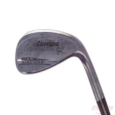 Cleveland RTX ZipCore Black Satin Wedge Sand SW 56° 10 Deg Bounce Mid True Temper Dynamic Gold Spinner Tour Issue Steel Wedge Flex Right Handed 35.0in