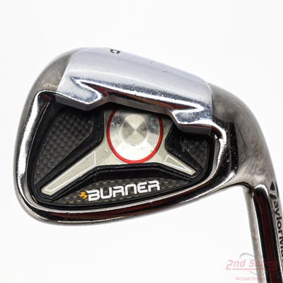 TaylorMade 2009 Burner Single Iron Pitching Wedge PW TM Reax Superfast 90 Steel Steel Stiff Right Handed 35.5in
