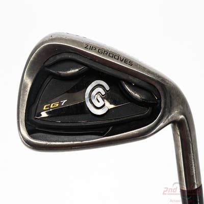 Cleveland CG7 Black Single Iron 6 Iron True Temper Dynamic Gold Steel Stiff Right Handed 38.25in