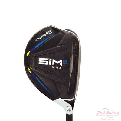 TaylorMade SIM2 MAX Fairway Wood 3 Wood 3W 15° Graphite Design Tour AD DI-7 Graphite Stiff Right Handed 43.5in