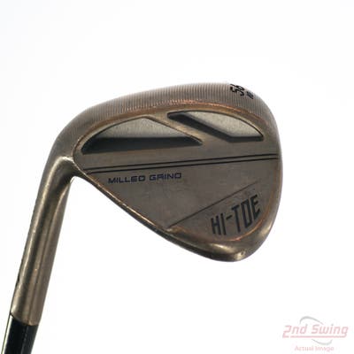 TaylorMade Milled Grind HI-TOE 3 Copper Wedge Sand SW 56° 10 Deg Bounce FST KBS Hi-Rev 2.0 115 Steel Wedge Flex Left Handed 35.5in