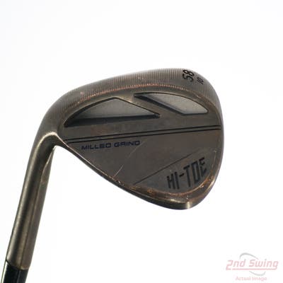 TaylorMade Milled Grind HI-TOE 3 Copper Wedge Lob LW 58° 10 Deg Bounce FST KBS Hi-Rev 2.0 115 Steel Wedge Flex Left Handed 35.0in
