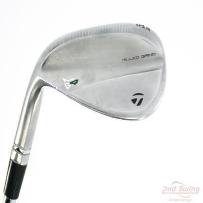 TaylorMade Milled Grind 4 Chrome Wedge Sand SW 54° 11 Deg Bounce SB True Temper Dynamic Gold Tour Issue 115 Steel Wedge Flex Left Handed 35.0in