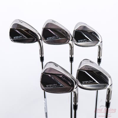 TaylorMade Stealth Iron Set 7-PW AW FST KBS MAX 85 MT Steel Regular Right Handed -1/4"