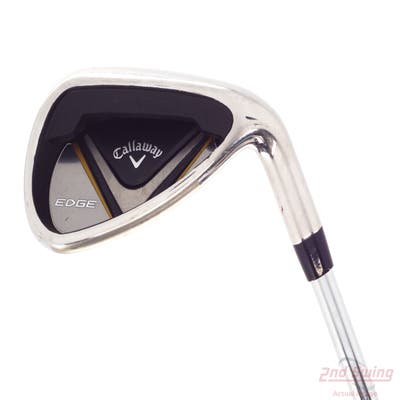 Callaway 2018 Edge Single Iron Pitching Wedge PW Stock Steel Shaft Steel Regular Right Handed 35.5in