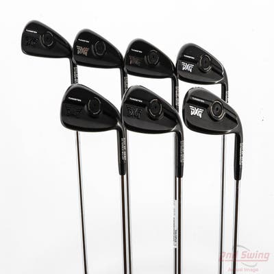 PXG 0311 XP Gen7 Xtreme Dark Iron Set 5-PW GW FST KBS Tour $-Taper Lite Steel Regular Right Handed +1"