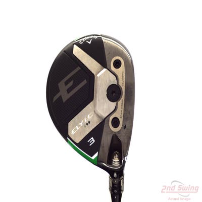 Callaway Elyte Triple Diamond Fairway Wood 3 Wood 3W 15° Mitsubishi Tensei 1K Black 75 Graphite X-Stiff Right Handed 43.25in