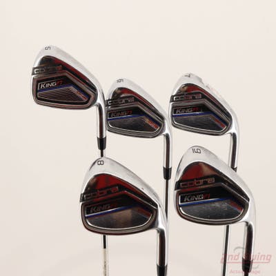 Cobra King F7 One Length Iron Set 5-9 Iron Stock Steel Shaft Steel Regular Right Handed +1/4"
