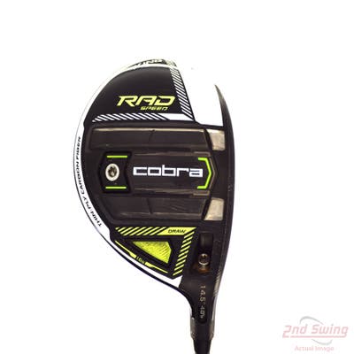 Cobra RAD Speed Fairway Wood 3 Wood 3W 14.5° Fujikura Motore X F1 6 Graphite X-Stiff Right Handed 43.5in