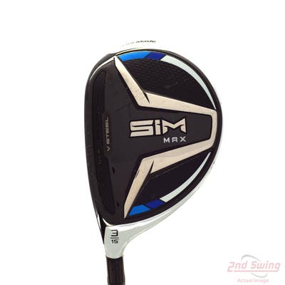 TaylorMade SIM MAX Fairway Wood 3 Wood 3W 15° Fujikura Ventus Blue 5 Graphite Regular Left Handed 44.0in