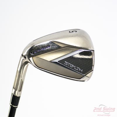 TaylorMade Stealth Single Iron 5 Iron Fujikura Air Speeder 50 Graphite Regular Left Handed 37.75in