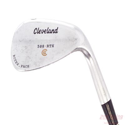Cleveland 588 RTX Satin Chrome Wedge Gap GW 50° 10 Deg Bounce True Temper Dynamic Gold Steel Wedge Flex Right Handed 35.75in