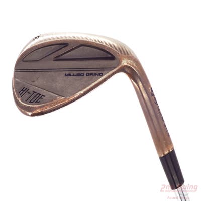TaylorMade Milled Grind HI-TOE 3 Copper Wedge Lob LW 58° 10 Deg Bounce True Temper Dynamic Gold 95 VSS Pro Steel Regular Right Handed 34.75in