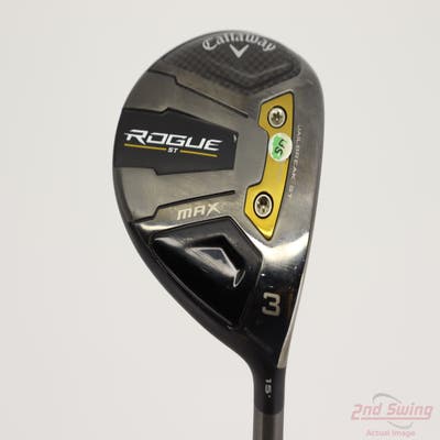 Callaway Rogue ST Max Fairway Wood 3 Wood 3W 15° Graphite Design Tour AD F-65 Graphite Senior Right Handed 43.5in