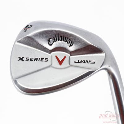 Callaway X Series Jaws Chrome Wedge Gap GW 52° 12 Deg Bounce Callaway Stock Steel Steel Wedge Flex Right Handed 35.5in